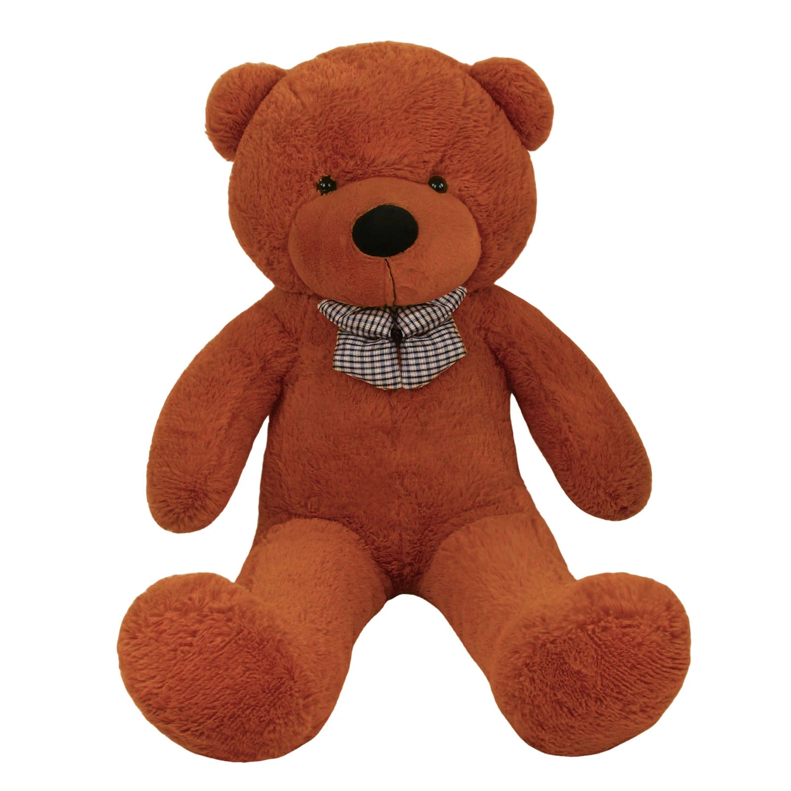 SRANWOW Giant Teddy Bear with Bow Tie, 67 Inches Tall, Super Soft Plush (Dark brown)