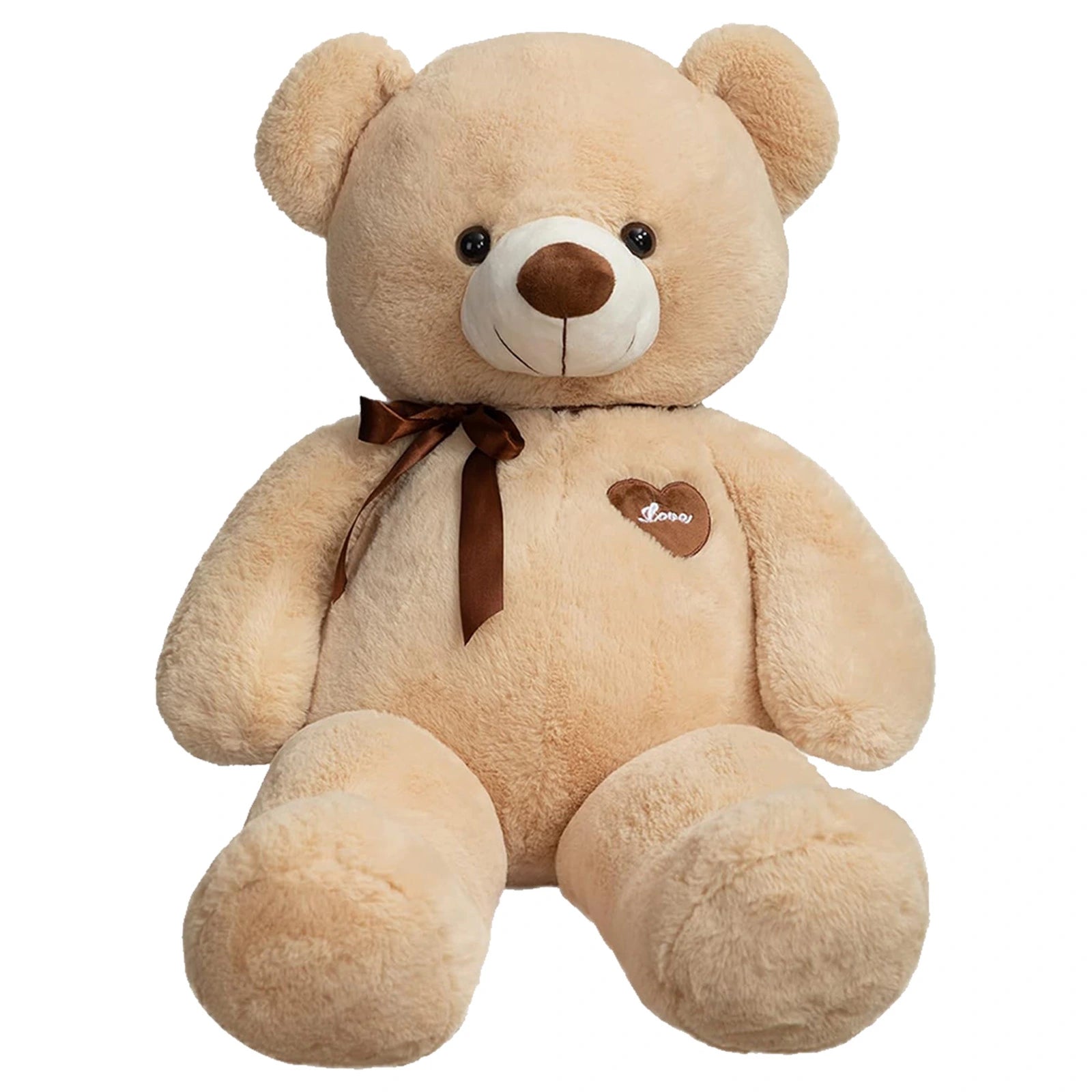 SRANWOW 45 Inches Giant Teddy Bear Super Soft Plush (Light Brown)