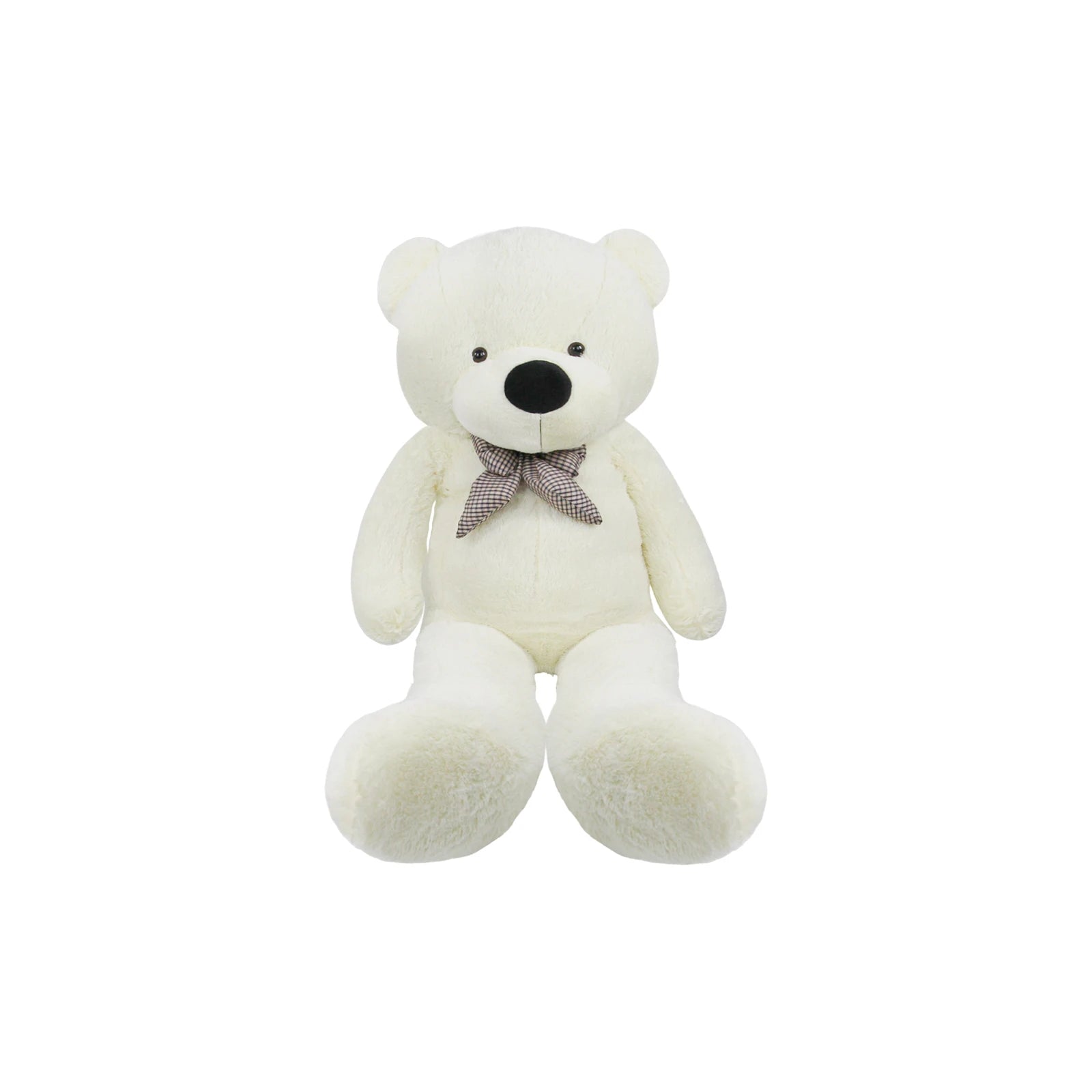 SRANWOW Giant Teddy Bear with Bow Tie, 43.3 Inches Tall, Super Soft Plush(White)