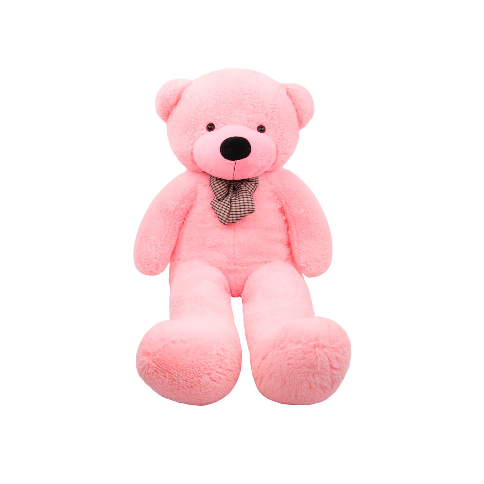 SRANWOW 3.7 feet 4.3 feet 5 feet 5.7 feet Giant Teddy Bear with Bow Tie, Super Soft Plush (Pink, 51 Inch)
