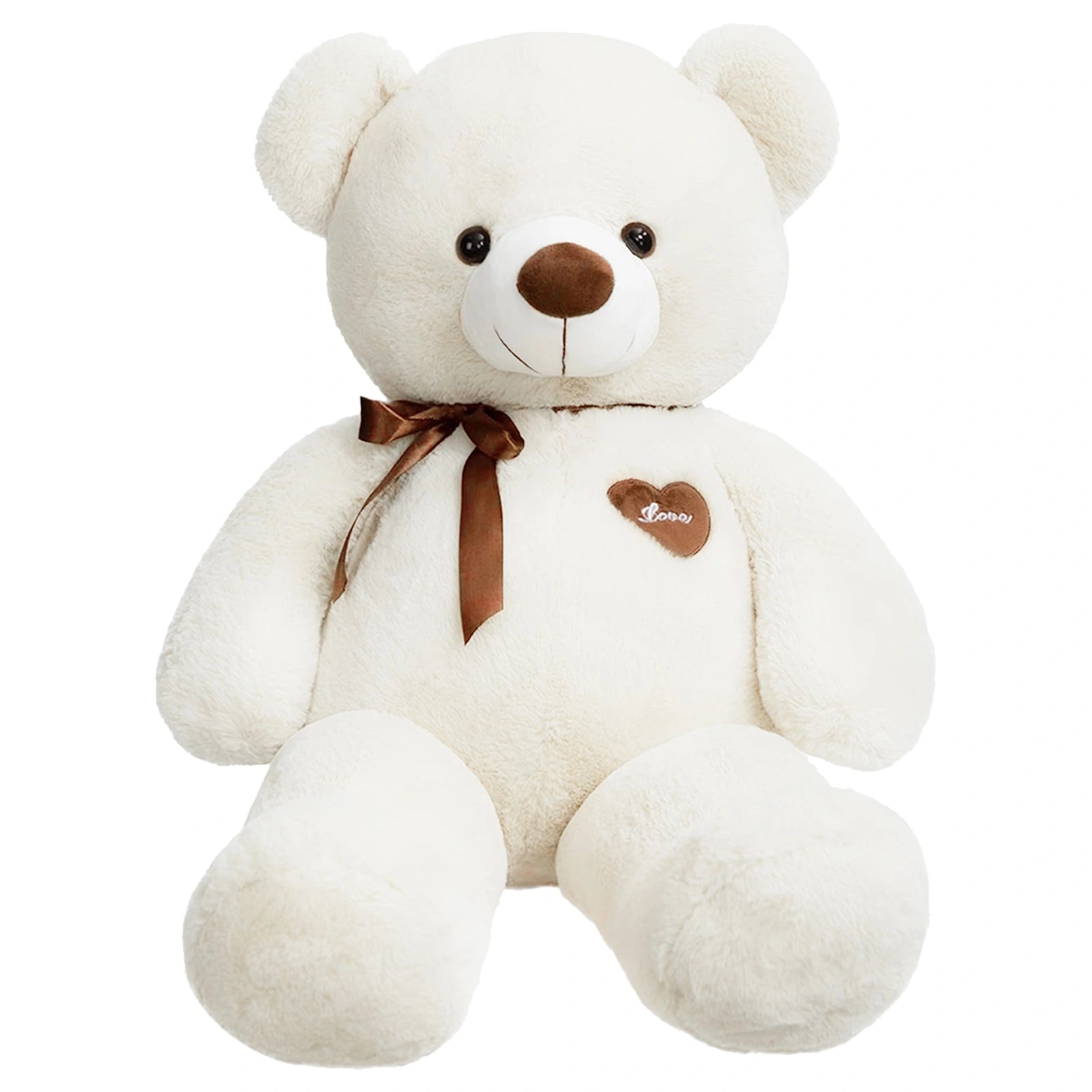 SRANWOW 45 Inches Giant Teddy Bear Super Soft Plush (White)
